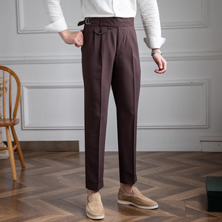 Wine Elite Bottoned Gurkha Pants by Italyn